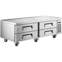 Avantco CBE-72-HC 72" 4 Drawer Refrigerated Chef Base