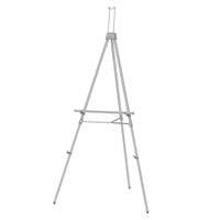 Quartet 55E 38 inch to 66 inch Silver Aluminum Adjustable Heavy-Duty Display Easel