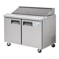 Avantco APT-48-HC 48" 2 Door Refrigerated Sandwich Prep Table