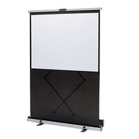Quartet 980S Euro 80 inch x 80 inch Instant Portable Cinema Screen with Black Carrying Case