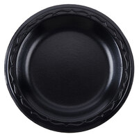 Genpak LAM10-3L Elite 10 1/4 inch Black Laminated Foam Plate - 500/Case