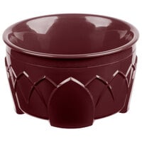 Dinex DX530061 Fenwick 9 oz. Cranberry Insulated Bowl - 48/Case