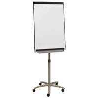 Quartet ECM32P2 Prestige 2 67 inch to 77 inch Silver and White Mobile Magnetic Whiteboard Presentation Easel