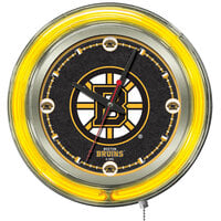 Holland Bar Stool Clk15BosBru Boston Bruins 15" Neon Clock