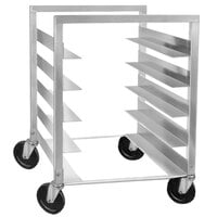Channel STPR-33 18 Pan End Load Heavy-Duty Aluminum Steam Table Pan Rack - Assembled