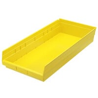 Metro MB30174Y Yellow Nesting Shelf Bin 23 5/8" x 11 1/8" x 4"