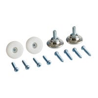 Lancaster Table & Seating 12 Piece Floor Glide and Screw Table Base Hardware Kit
