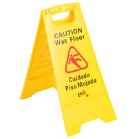 10 PACK Restaurant Caution Wet Mop Bucket Floor Yellow Folding Sign Commercial 
