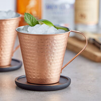 Acopa Alchemy 18 oz. Tapered Hammered Copper Moscow Mule Mug - 12/Pack