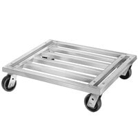 Channel MD2424 24 inch x 24 inch Mobile Aluminum Dunnage Rack - 1200 lb.