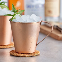 Acopa Alchemy 18 oz. Tapered Copper Moscow Mule Mug - 4/Pack