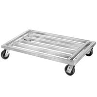 Channel MD2448 48 inch x 24 inch Mobile Aluminum Dunnage Rack - 1200 lb.