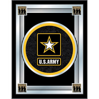 Holland Bar Stool MLogoArmy 17" x 22" United States Army Decorative Logo Mirror