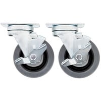 Garland and US Range Equivalent Swivel Plate Casters for S and H Series Ranges - 4/Set