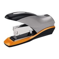 Swingline 87875 Optima 70 Sheet Silver / Black Half Strip Desktop Stapler