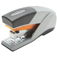 Swingline 66412 Optima 25 Sheet Gray / Orange Half Strip Reduced Effort Stapler