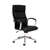 HON Black Leather High-Back Executive Office Chair