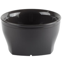 Cambro MDSHB9485 Harbor Collection Smoked Metal 9 oz. Insulated Plastic Bowl - 12/Pack