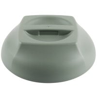 Cambro MDSHD9447 Harbor Collection Meadow 10 1/4 inch Insulated Plastic Dome Plate Cover - 12/Case