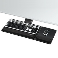 Fellowes 8017901 Designer Suites 19 inch x 10 5/8 inch Black Adjustable Premium Keyboard Tray