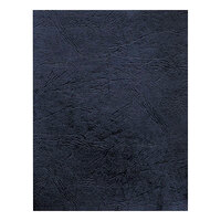 Fellowes 52124 11 inch x 8 1/2 inch Navy Grain Textured Unpunched Binding System Cover - 50/Pack