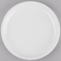 World Tableware 840-439P Porcelana 9 inch Round Bright White Porcelain Pellet / Induction Plate - 24/Case