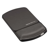Fellowes 917510 Graphite / Black Mouse Pad with Gel Wrist Support and Microban Protection