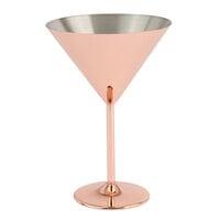 GET SW-1612-CPR Stemware 12 oz. Copper Martini Glass