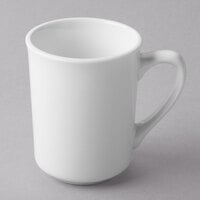 Libbey 840-125-002 Porcelana 8.5 oz. Bright White Porcelain Kona Mug - 36/Case