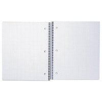 Five Star 06190 Wirebound Assorted Color 11 inch x 8 1/2 inch Quadrille Ruled Notebook - 100 Sheets