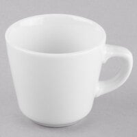 World Tableware 840-110-004 Porcelana 7 oz. Bright White Porcelain Tall Cup - 36/Case