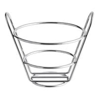 Clipper Mill by GET 4-22778 Wire Baskets Round Chrome Plated Metal Bucket Basket - 4 1/2" x 3"