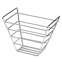 Clipper Mill by GET 4-22089 Wire Baskets Square Chrome Plated Metal Stackable Basket - 7 1/2 inch x 7 1/2 inch x 6 inch