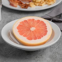World Tableware 840-320-020 Porcelana 10 oz. Bright White Porcelain Grapefruit Bowl - 36/Case