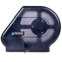 San Jamar R6500TBK Quantum 12" - 13" Jumbo Toilet Tissue Dispenser - Black Pearl