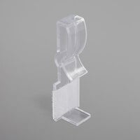 Snap Drape FV Clear Plastic Table Skirt Clip with Velcro® Attachment - 100/Bag