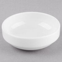 World Tableware 840-330-002 Porcelana 6 oz. Bright White Porcelain Nestabowl - 36/Case