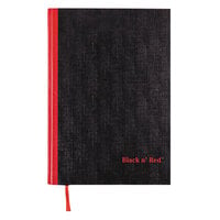 Black n' Red D66174 11 3/4 inch x 8 1/4 inch Black Legal Rule 1 Subject Casebound Notebook - 96 Sheets