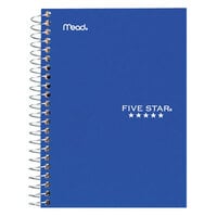 Mead 45484 7" x 5" Assorted Color College Rule 1 Subject Wirebound Notebook - 100 Sheets