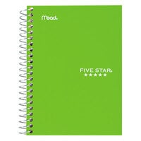 Mead 45484 7 inch x 5 inch Assorted Color College Rule 1 Subject Wirebound Notebook - 100 Sheets