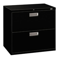HON 694LS 600 Series Charcoal Four-Drawer Lateral Filing Cabinet - 42" x 19 1/4" x 53 1/4"
