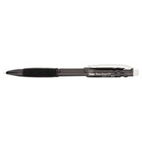 Pentel QE205A Black Barrel 0.5mm Twist-Erase GT HB Lead #2 Mechanical Pencil - 12/Pack