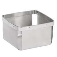 Clipper Mill by GET 4-80848 5 inch Stainless Steel Square Berry Basket