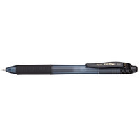 Pentel BLN105ASW2 EnerGel-X Black Ink with Black Barrel 0.5mm Retractable Roller Gel Pen - 24/Pack