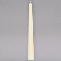 10 inch Ivory 10 Hour Taper Candle   - 144/Case