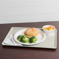 Cambro 1216D101 12 inch x 16 inch Antique Parchment Dietary Tray - 12/Case