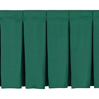 National Public Seating SB32-36 Green Box Stage Skirt for 32 inch Stage - 36 inch Long