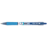 Pilot 32601 B2P Bottle-2-Pen Blue Ink with Translucent Blue Barrel 0.7mm Recycled Retractable Ball Point Pen   - 12/Pack