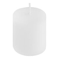 Leola Candle 15 Hour White Votive Candle - 144/Case