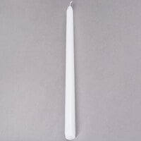 12 inch White 12 Hour Taper Candle   - 12/Pack